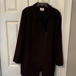 LOFT Women's Dark Trench Coat